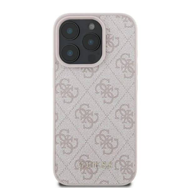 Futrola za Apple iPhone 16 Pro, Guess, 4G Classic, Roza