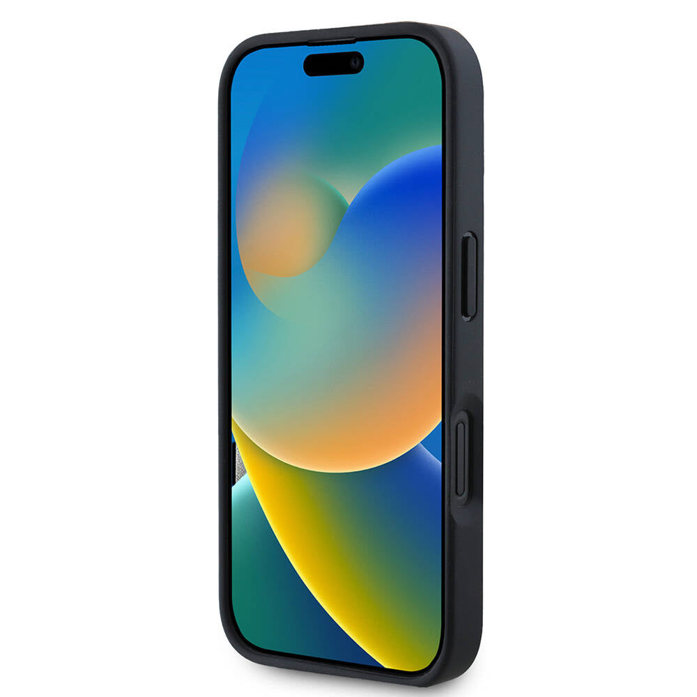 Futrola za Apple iPhone 16 Pro, Guess, 4G Triangle Logo, Bijela
