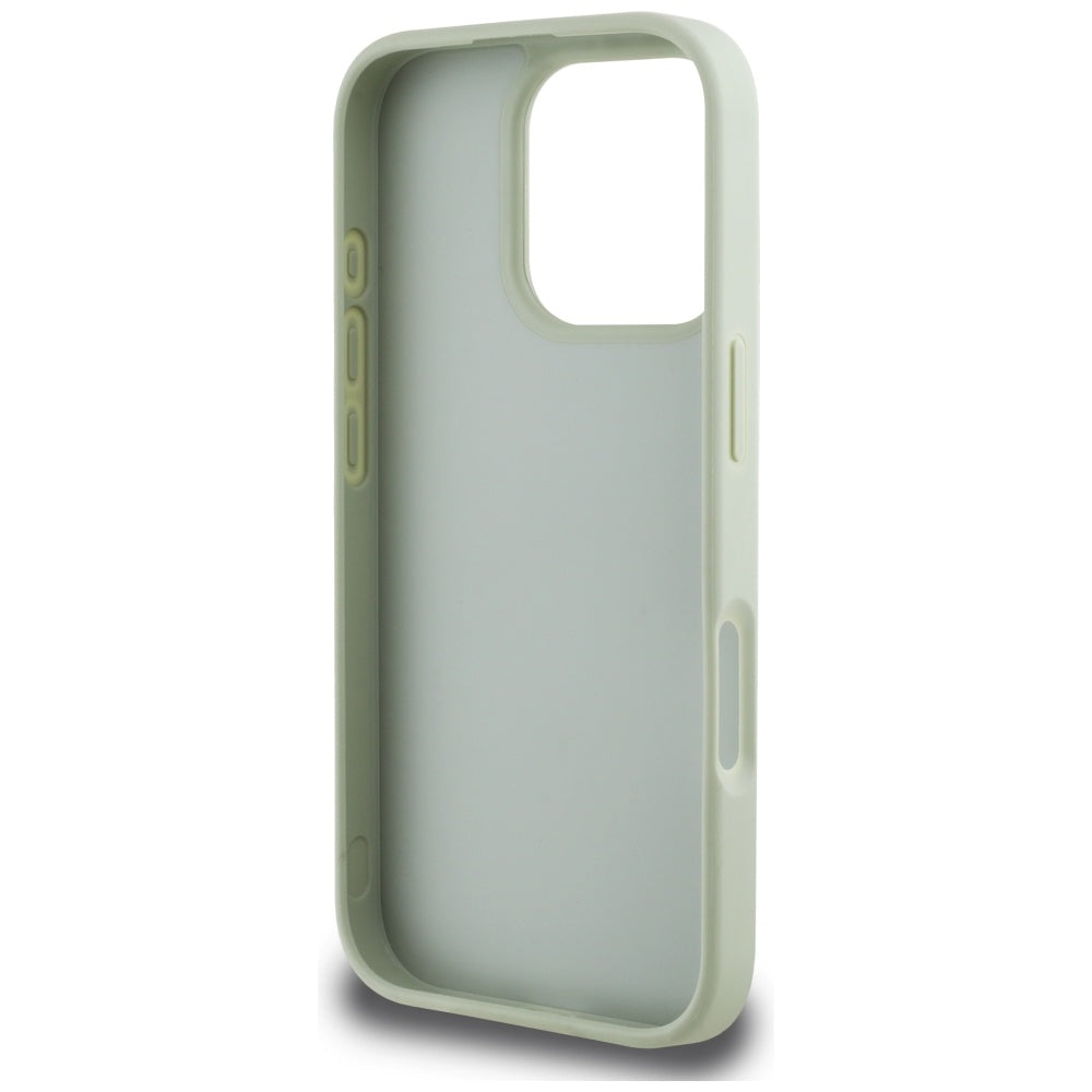 Futrola za Apple iPhone 16 Pro, Guess, Grained Big 4G Logo Small Classic Logo, Zelena