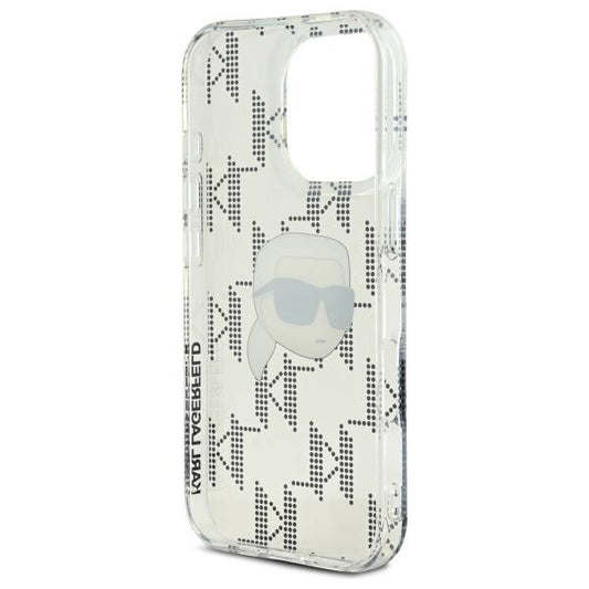Futrola za Apple iPhone 16 Pro, Karl Lagerfeld, IML Luxury Electroplated Karl's Head, Prozirna
