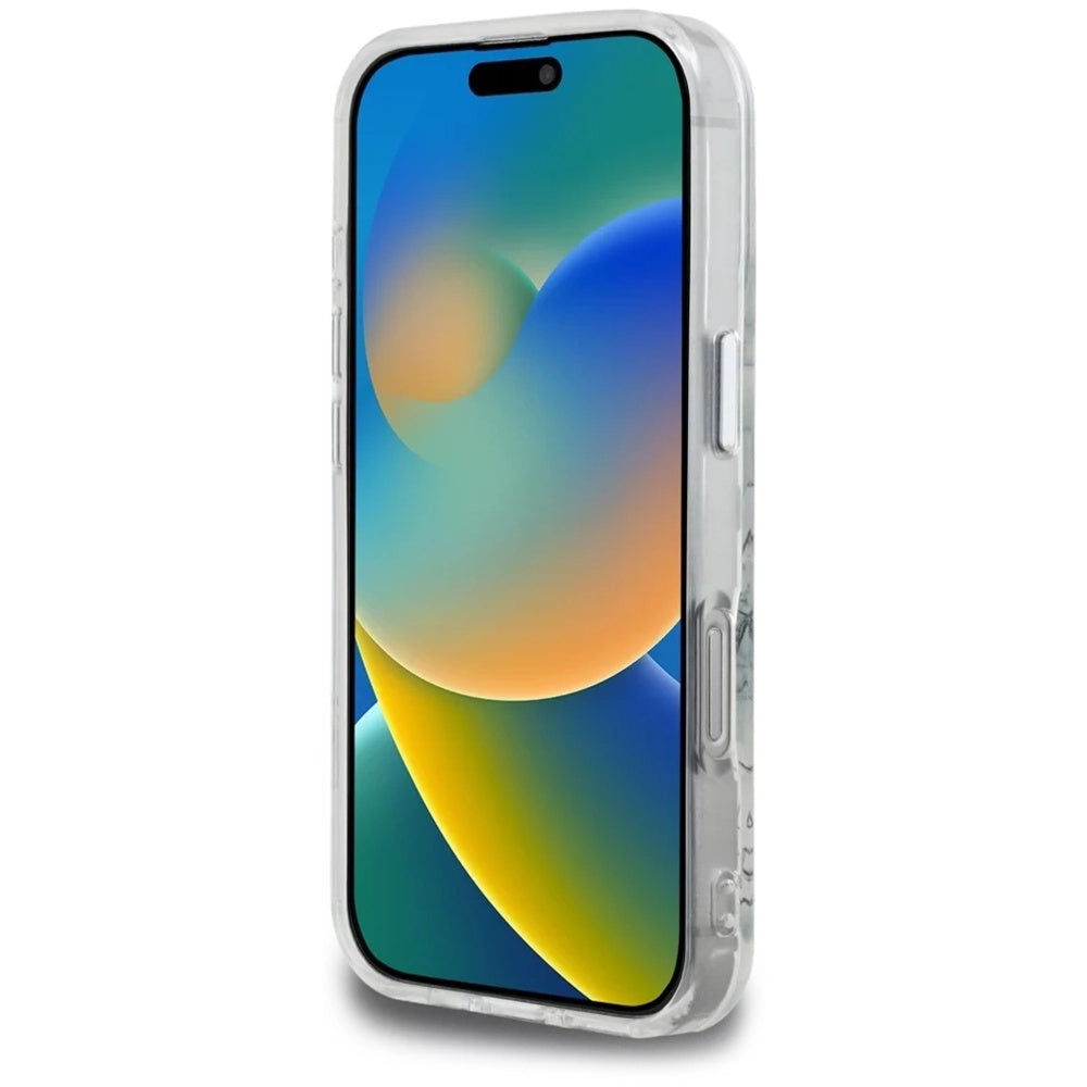 Futrola za Apple iPhone 16 Pro, Karl Lagerfeld, IML Sketched Graphic Logo, Prozirna