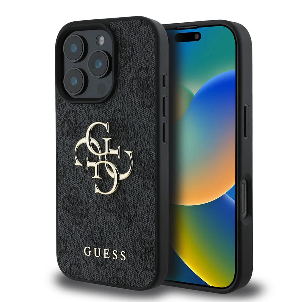 Futrola za Apple iPhone 16 Pro Max, Guess, 4G Big Logo, Crna