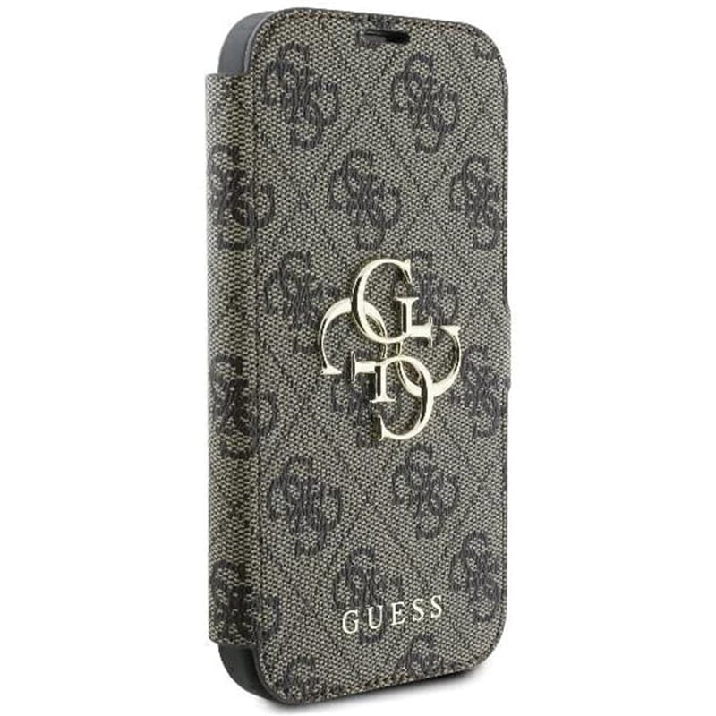 Futrola za Apple iPhone 16 Pro Max, Guess, 4G Book, smeđa