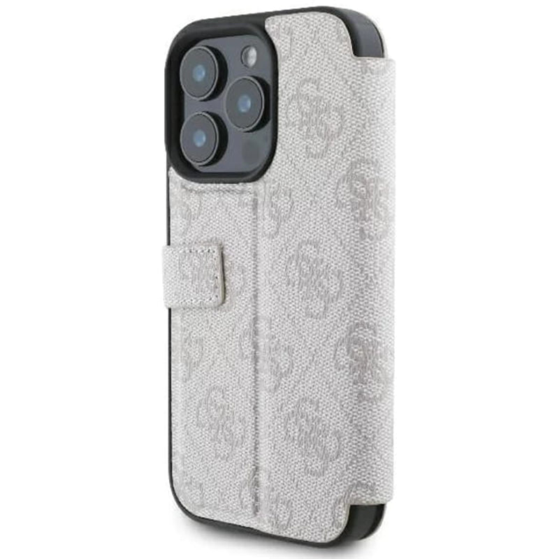 Futrola za Apple iPhone 16 Pro Max, Guess, 4G Book, Roza