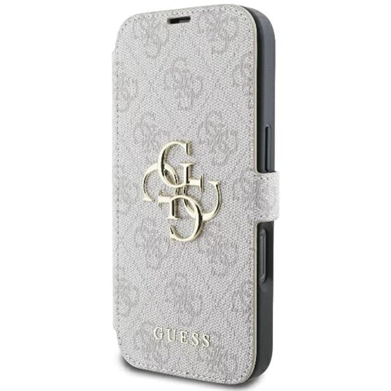 Futrola za Apple iPhone 16 Pro Max, Guess, 4G Book, Roza