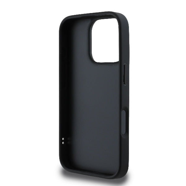 Futrola za Apple iPhone 16 Pro Max, Karl Lagerfeld, Diagonal Quilted Script, Crna