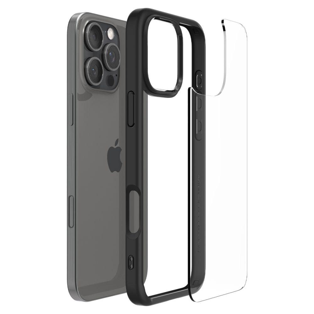 Futrola za Apple iPhone 16 Pro Max, Spigen, Ultra Hybrid, Mat Crna ACS07996