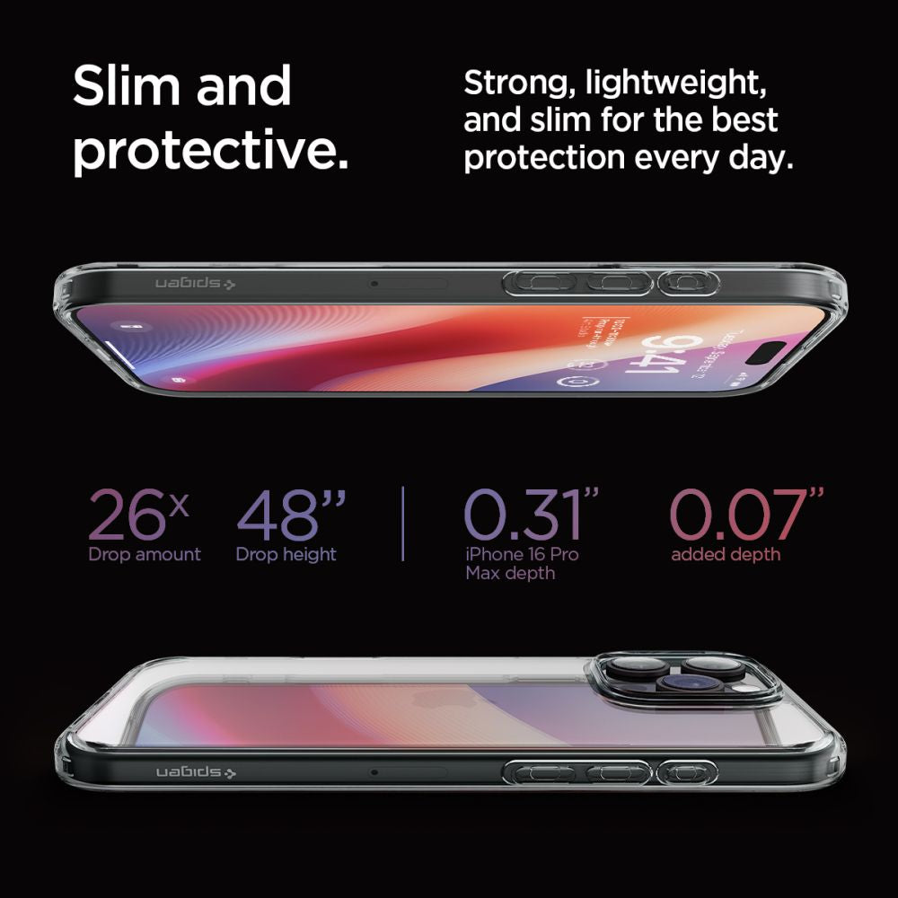 Futrola za Apple iPhone 16 Pro Max, Spigen, Ultra Hybrid, Dimljena ACS07994