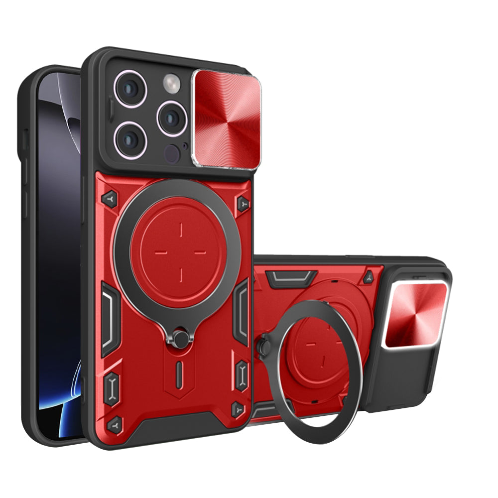 Maska za Apple iPhone 16 Pro Max, Techsuit, CamGuard Pro, Crvena