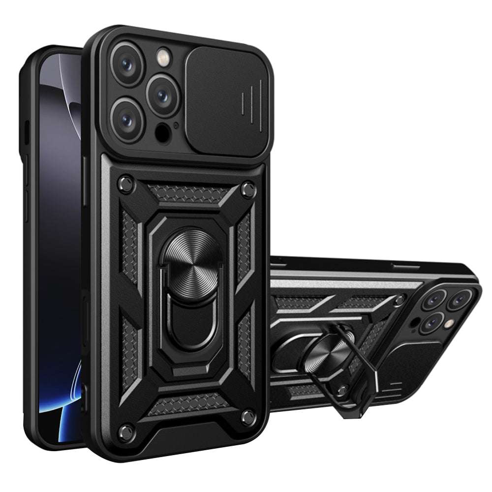 Maska za Apple iPhone 16 Pro, Techsuit, CamShield, Crna