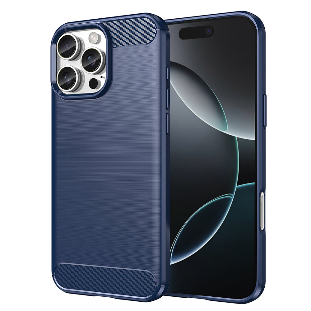 Maska za Apple iPhone 16 Pro, Techsuit, Karbon, Plava