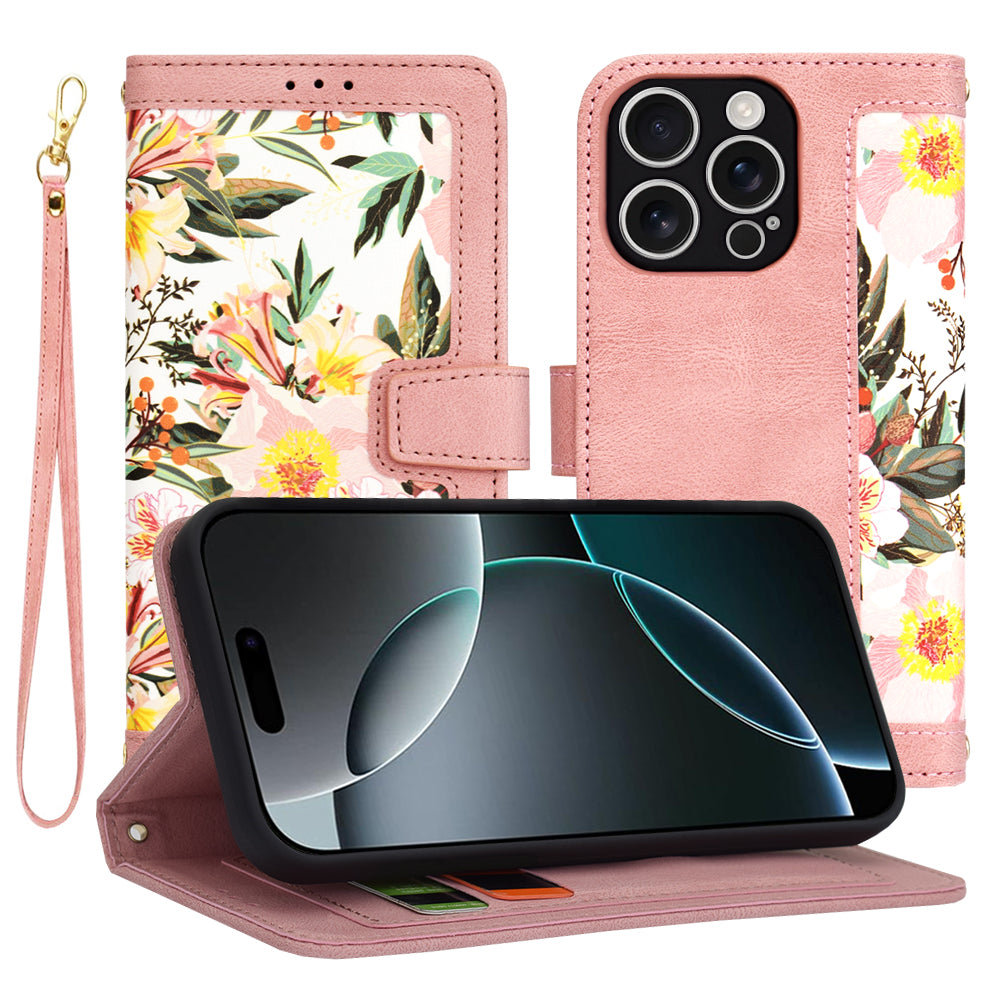 Maska za Apple iPhone 16 Pro, Techsuit, FlipCraft, Roza