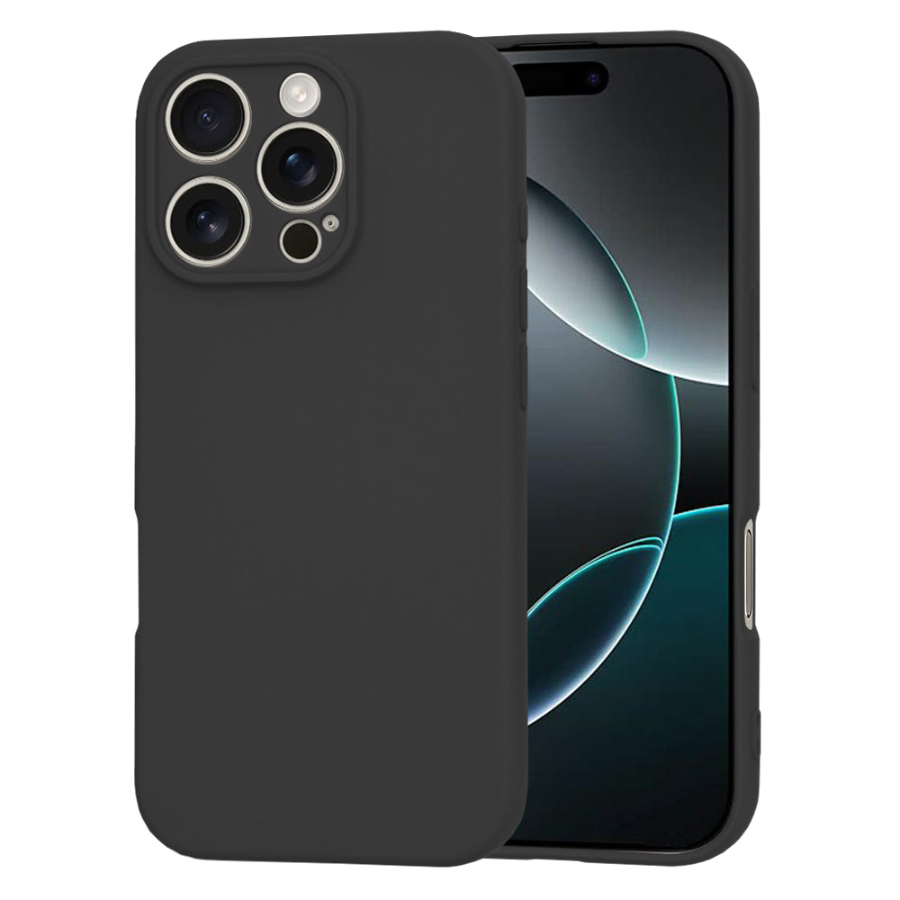 Maska za Apple iPhone 16 Pro, Techsuit, SoftFlex, Crna