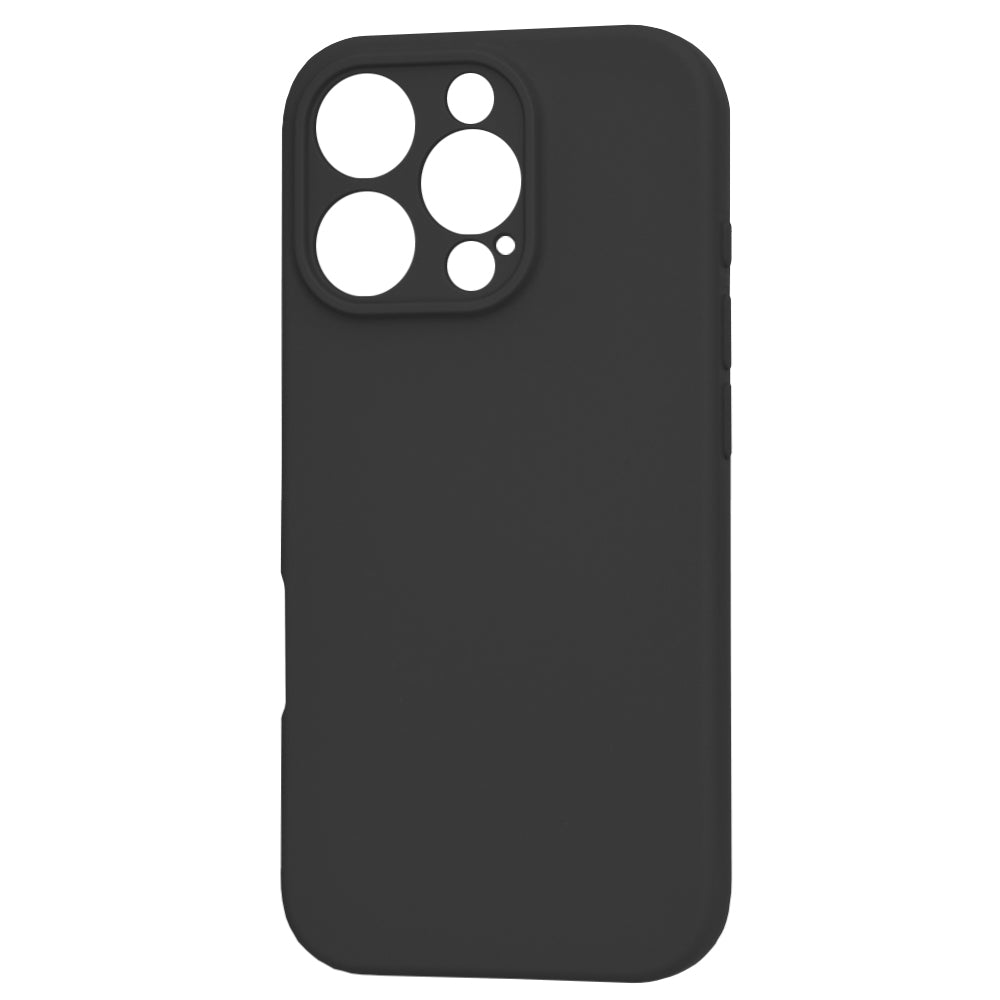 Maska za Apple iPhone 16 Pro, Techsuit, SoftFlex, Crna