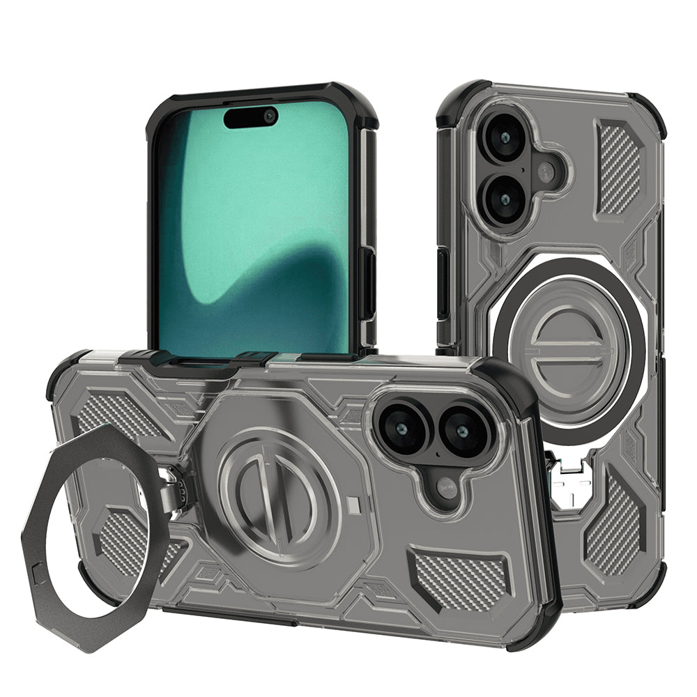 Maska za Apple iPhone 16, Techsuit, Carbon Shield Pro, Dimna