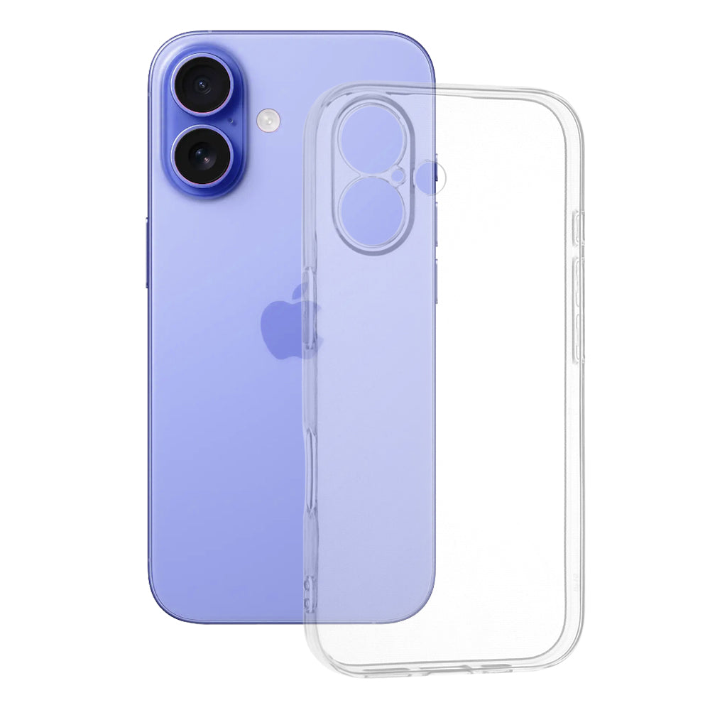 Maska za Apple iPhone 16, Techsuit, Prozirna, Transparentna