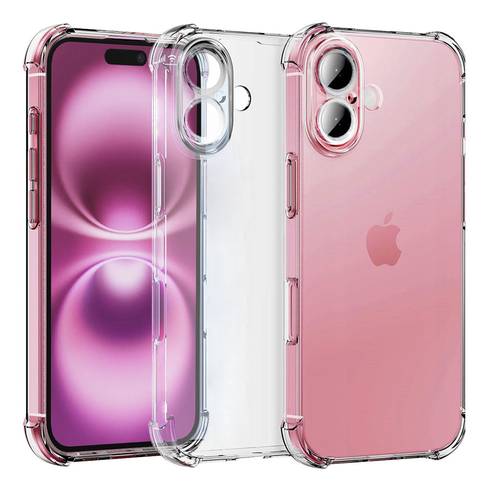 Maska za Apple iPhone 16, Techsuit, Shockproof Clear, Prozirna