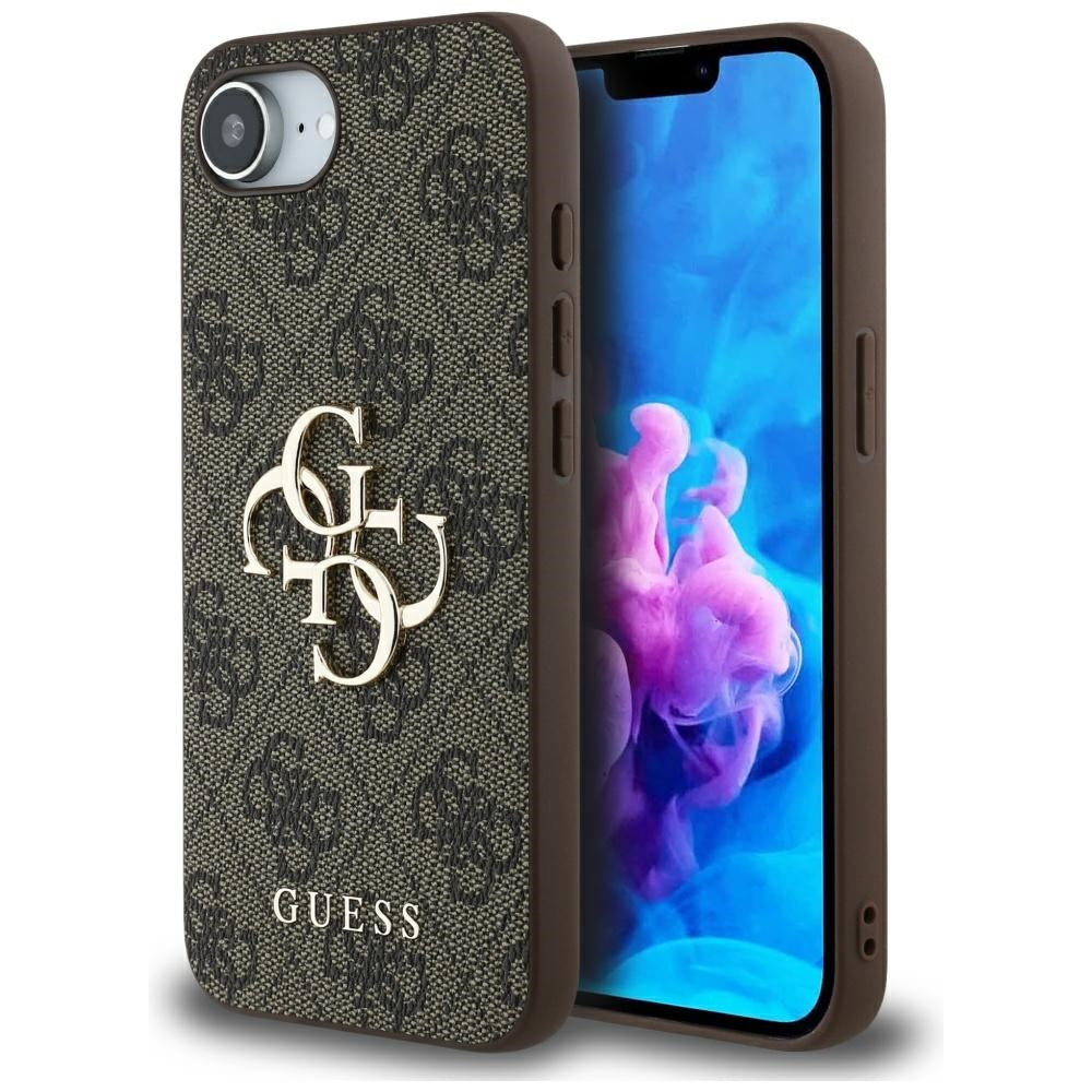 Futrola za Apple iPhone 17e / 16e, Guess, 4G Big Logo, Crna