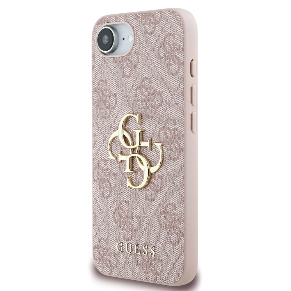 Futrola za Apple iPhone 17e / 16e, Guess, 4G Big Logo, Roza
