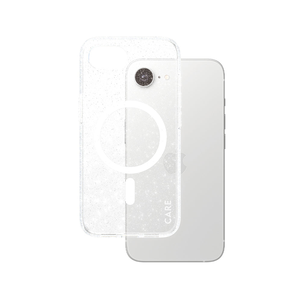 Futrola za Apple iPhone 17e / 16e, PanzerGlass, Care Urban Combat Star Lit, Bijela Prozirnost