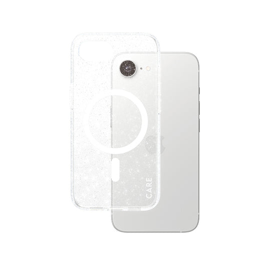 Futrola za Apple iPhone 16e, PanzerGlass, Care Urban Combat Star Lit, Bijela Prozirna