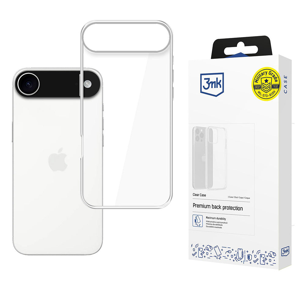 Futrola za Apple iPhone 17 Air, 3MK, Clear, Prozirna