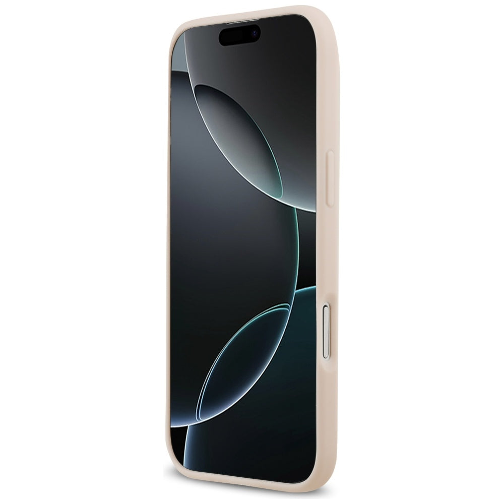 Futrola za Apple iPhone 17 Air, Guess, 4G Grained Big and Classic Logo, Roza