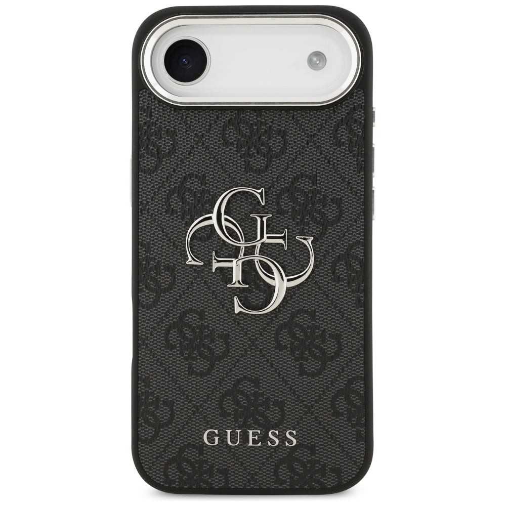 Futrola za Apple iPhone 17 Air, Guess, Big 4G Logo Classic, Crno Srebrna
