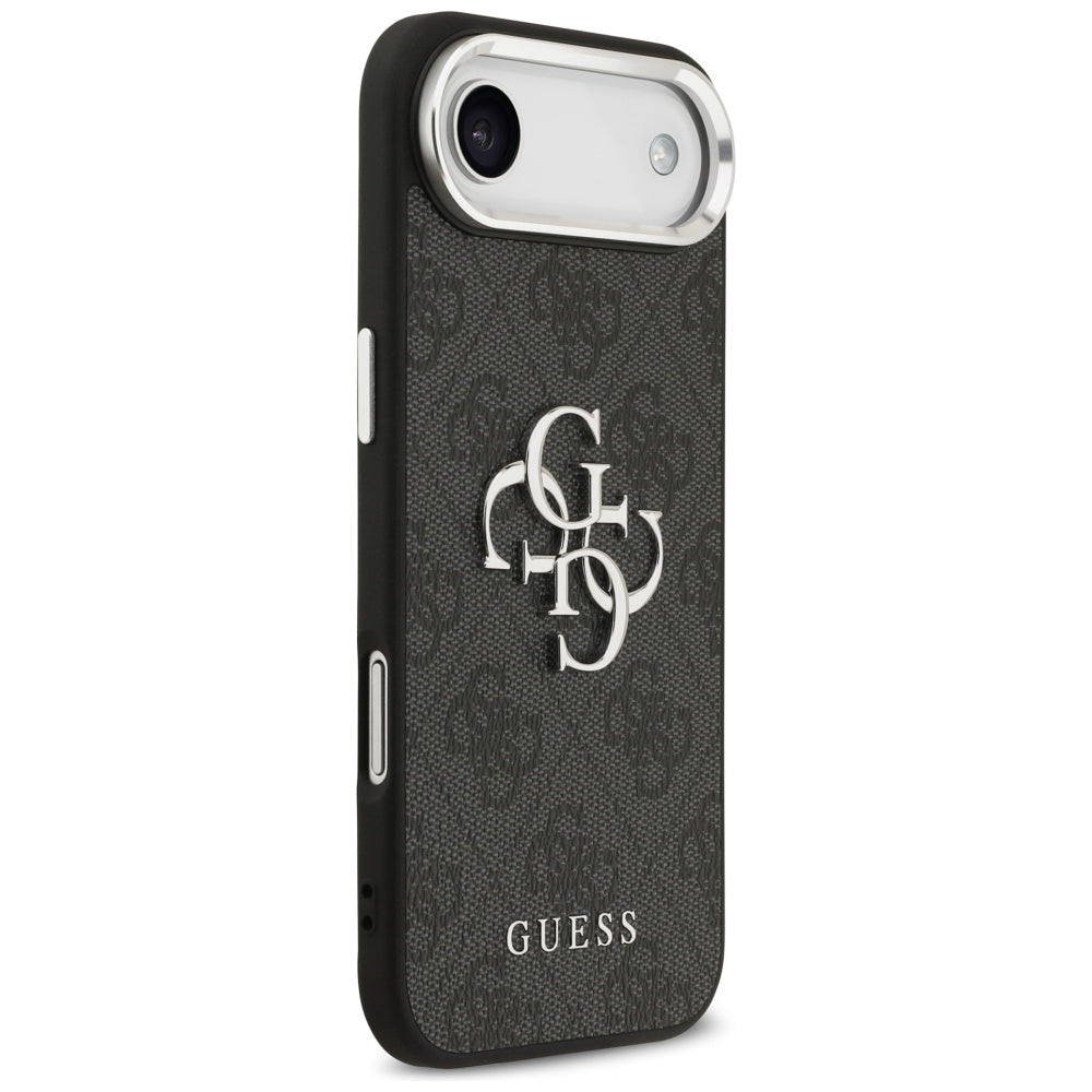 Futrola za Apple iPhone 17 Air, Guess, Big 4G Logo Classic, Crno Srebrna