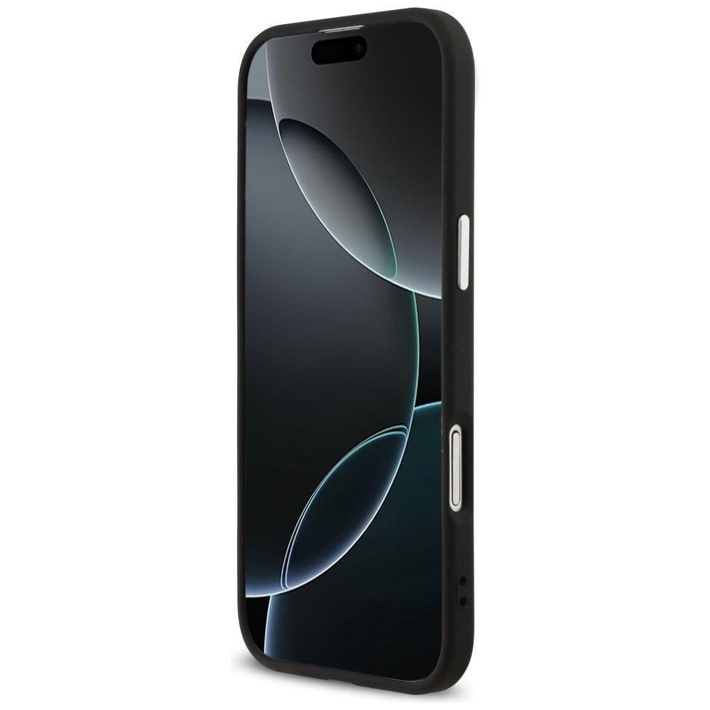 Futrola za Apple iPhone 17 Air, Guess, Big 4G Logo Classic, Crno Srebrna