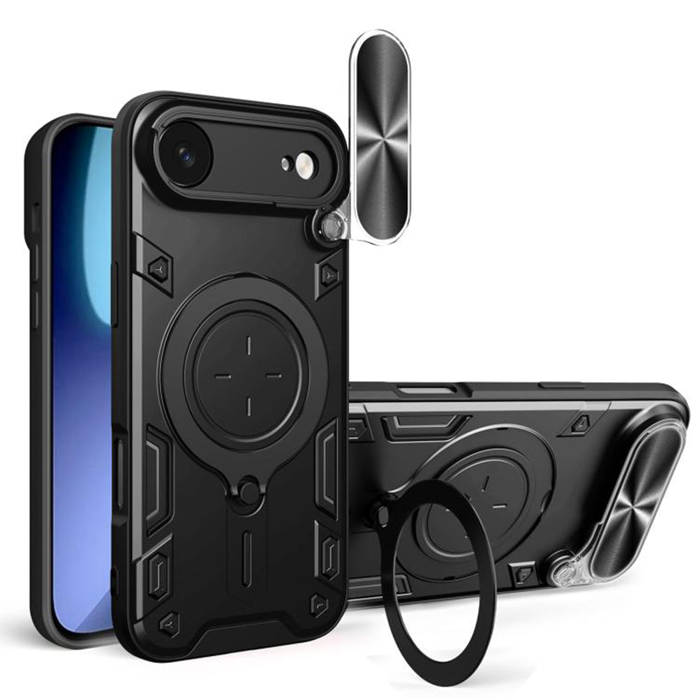 Futrola za Apple iPhone 17 Air, Techsuit, CamGuard Pro, Crna