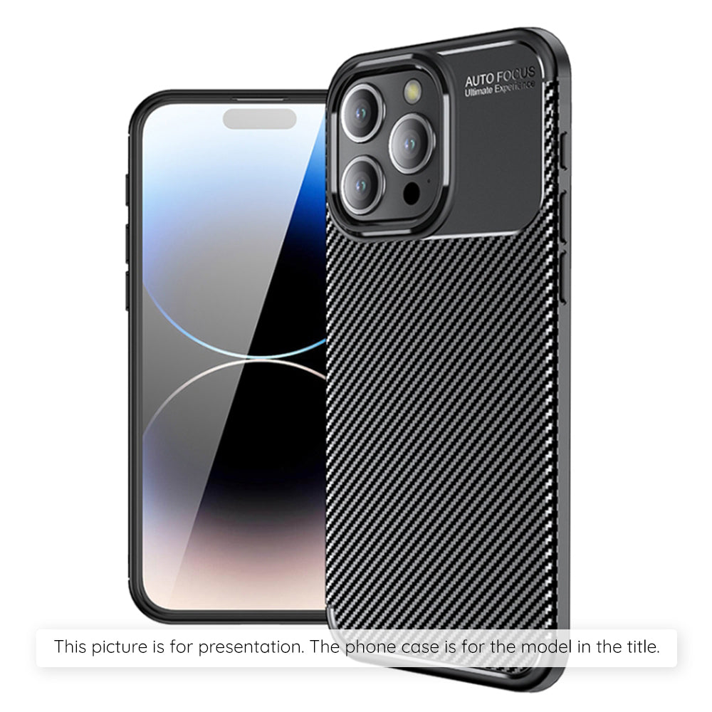 Futrola za Apple iPhone 17 Air, Techsuit, CarbonFiber, Crna