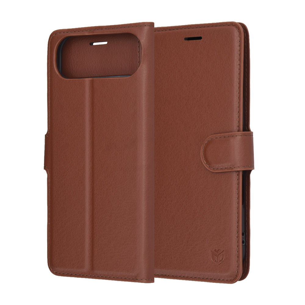 Futrola za Apple iPhone 17 Air, Techsuit, Leather Folio, Smeđa