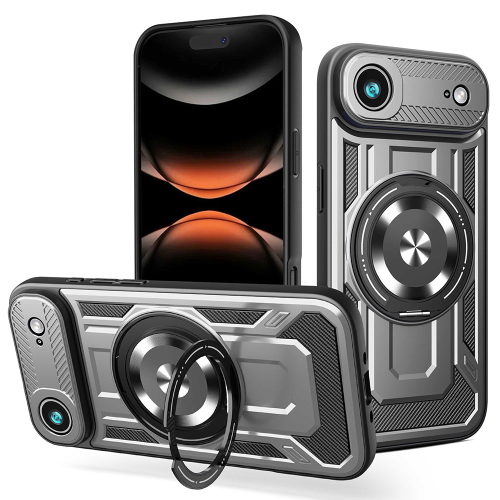 Futrola za Apple iPhone 17 Air, Techsuit, RuggedCam, Siva