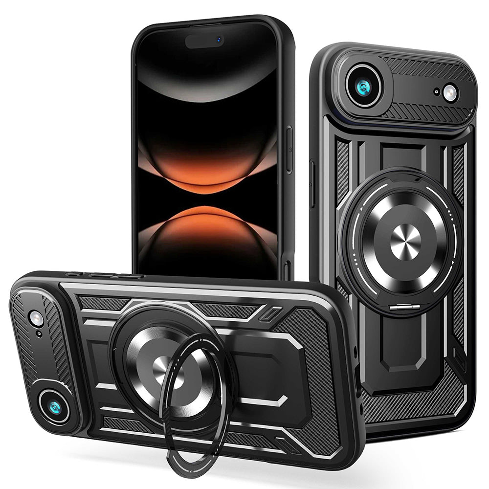 Futrola za Apple iPhone 17 Air, Techsuit, RuggedCam, Crna