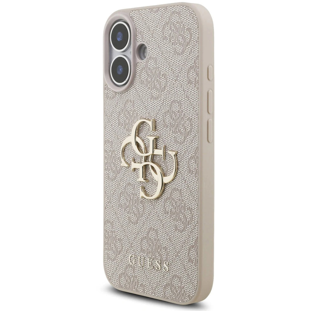 Futrola za Apple iPhone 17, Guess, 4G Classic Logo with Strap, Roza