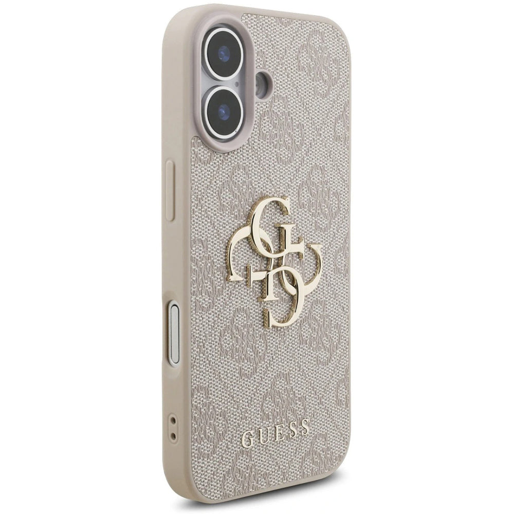 Futrola za Apple iPhone 17, Guess, 4G Classic Logo with Strap, Roza