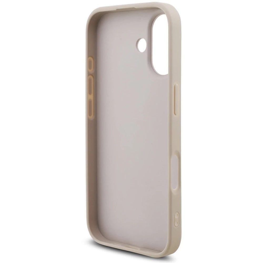 Futrola za Apple iPhone 17, Guess, 4G Classic Logo with Strap, Roza