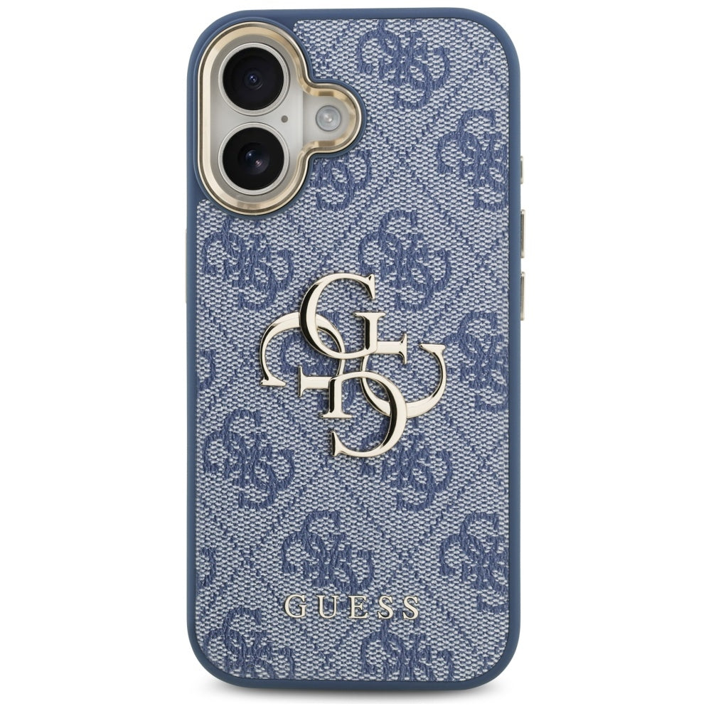 Futrola za Apple iPhone 17, Guess, Big 4G Logo Classic, Zlatno Plava