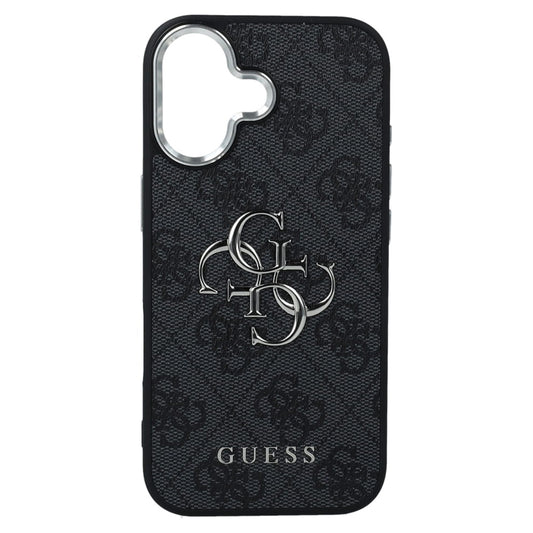 Futrola za Apple iPhone 17, Guess, Big 4G Logo Classic, Crno Srebrna