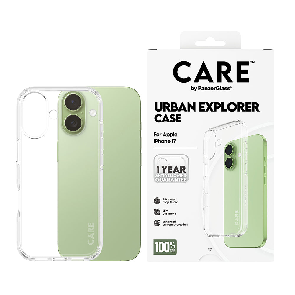 Futrola za Apple iPhone 17, PanzerGlass, Care Urban Explorer, Prozirna