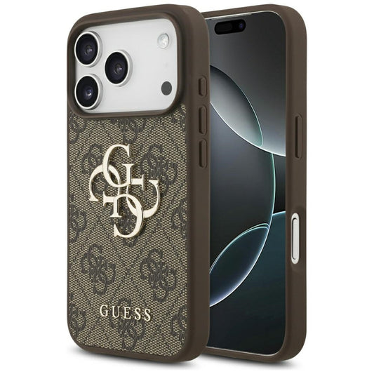 Futrola za Apple iPhone 17 Pro, Guess, 4G Big Logo, smeđa