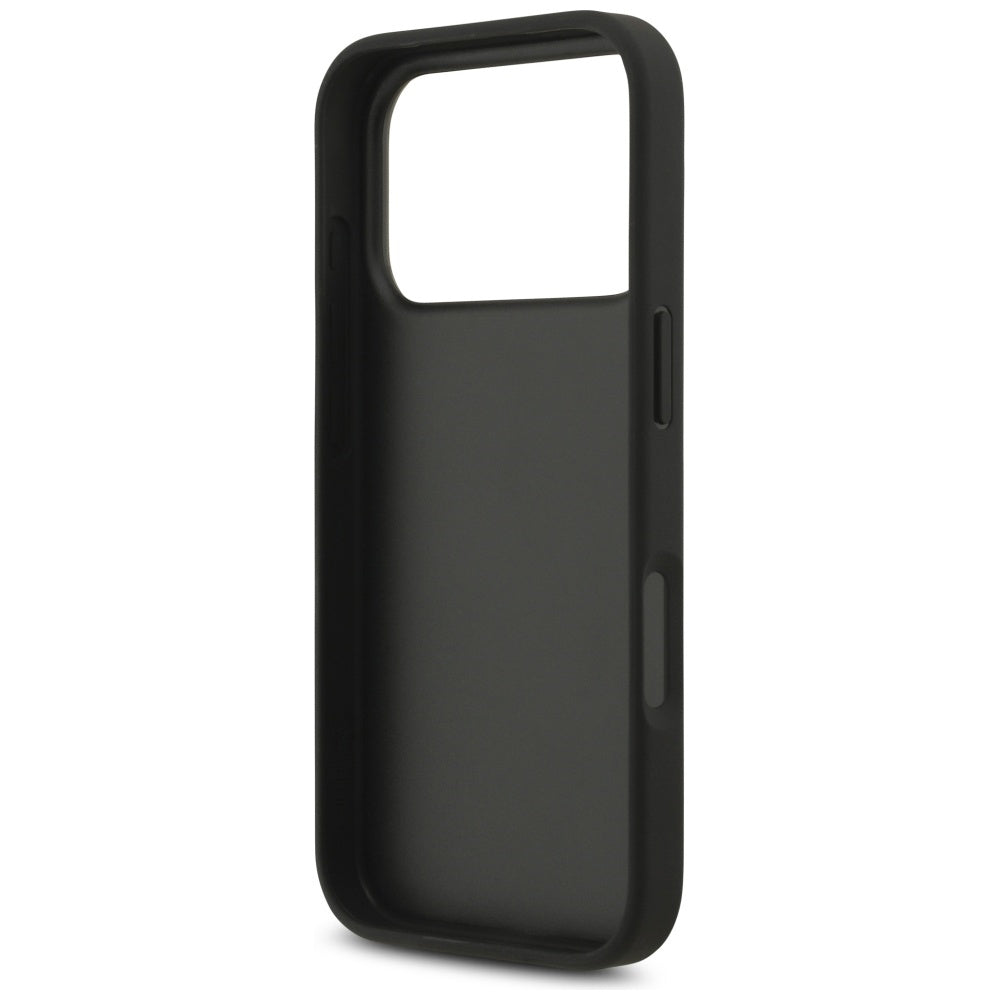 Futrola za Apple iPhone 17 Pro, Guess, 4G Classic Logo with Strap, Crna