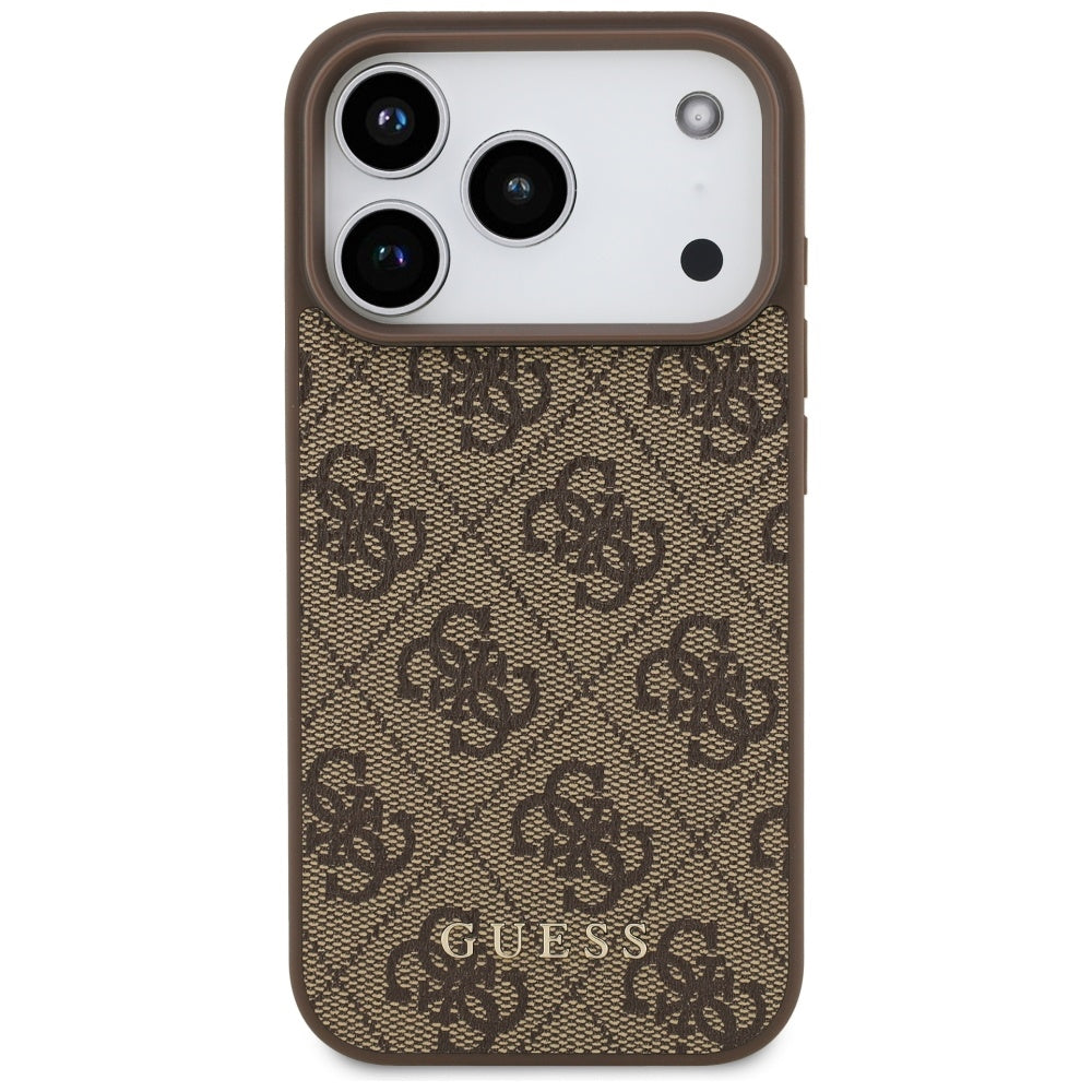 Futrola za Apple iPhone 17 Pro, Guess, 4G Classic, Smeđa