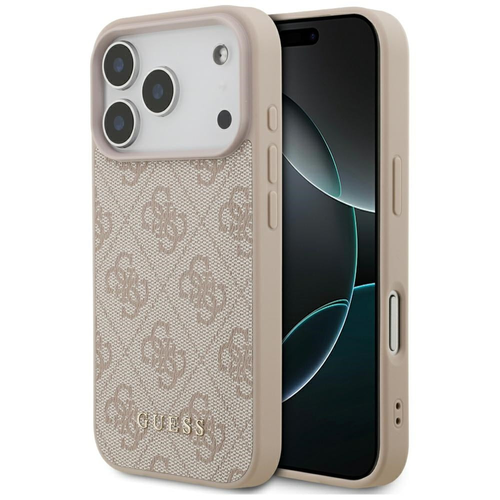 Futrola za Apple iPhone 17 Pro, Guess, 4G Classic, Roza