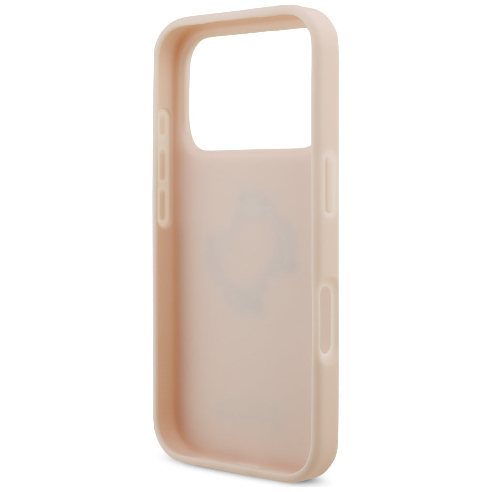 Futrola za Apple iPhone 17 Pro, Guess, 4G Grained Big and Classic Logo, Roza