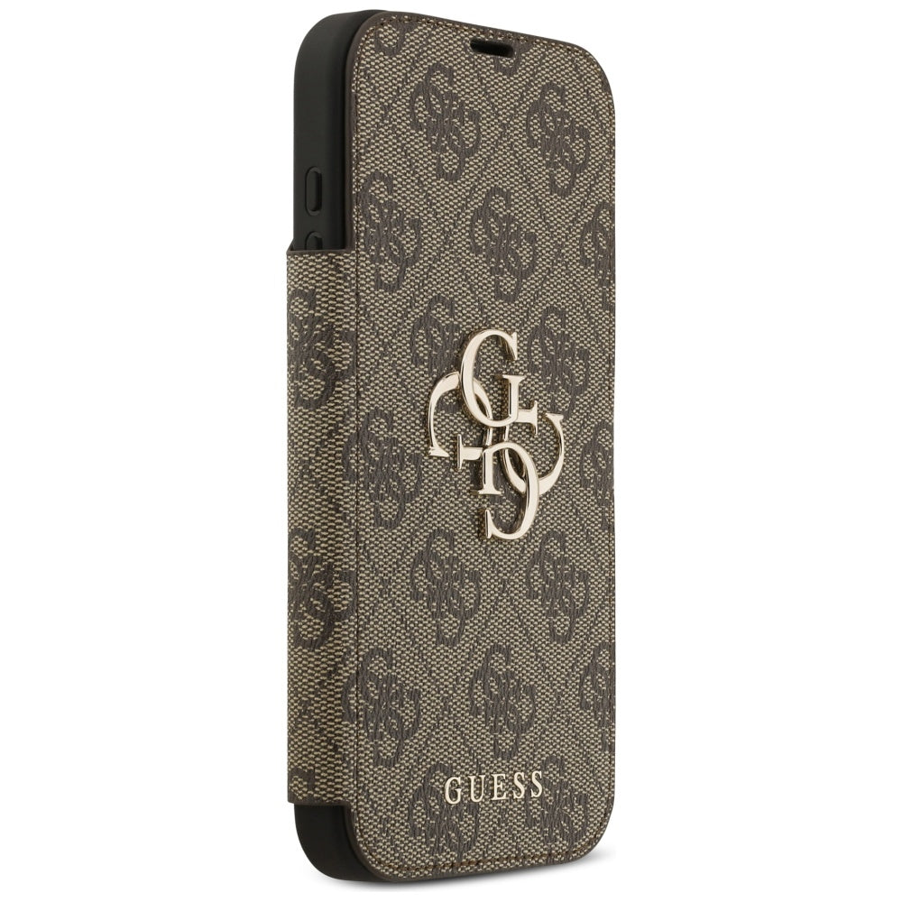 Futrola za Apple iPhone 17 Pro, Guess, 4G Metal Logo, Smeđa