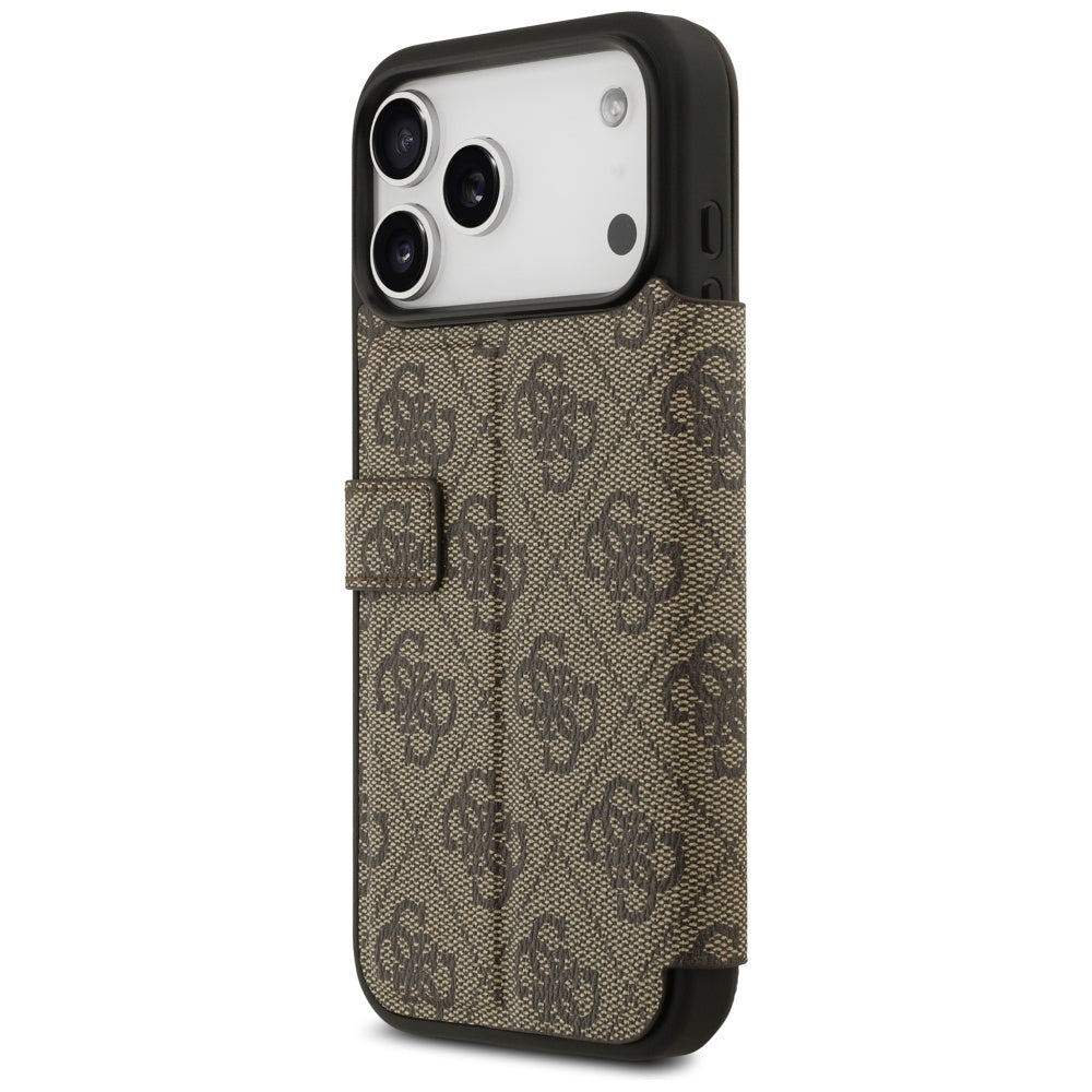 Futrola za Apple iPhone 17 Pro, Guess, 4G Metal Logo, Smeđa