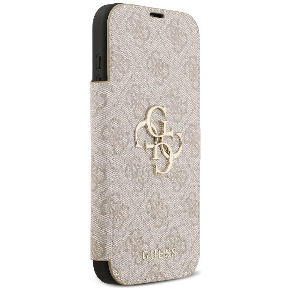 Futrola za Apple iPhone 17 Pro, Guess, 4G Metal Logo, Roza
