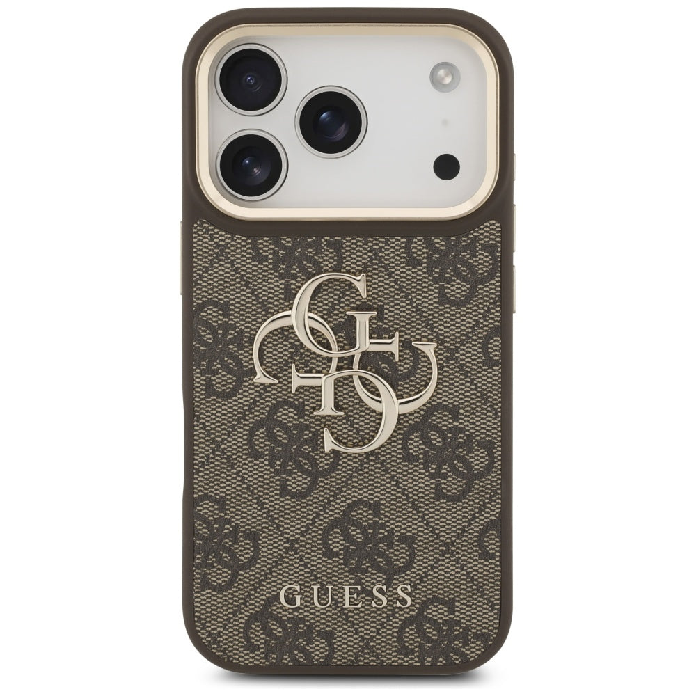 Futrola za Apple iPhone 17 Pro, Guess, Big 4G Classic Logo with Big Strap, Smeđa